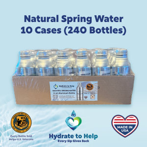 Natural Spring Water – 10 Cases (240 Bottles)