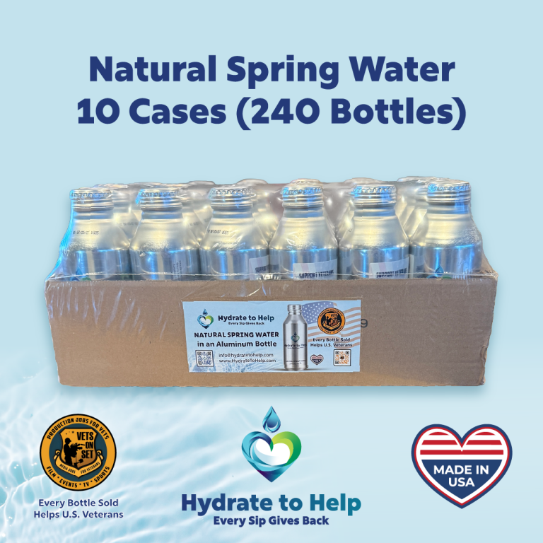 Natural Spring Water – 10 Cases (240 Bottles)