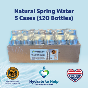 Natural Spring Water – 5 Cases (120 Bottles)